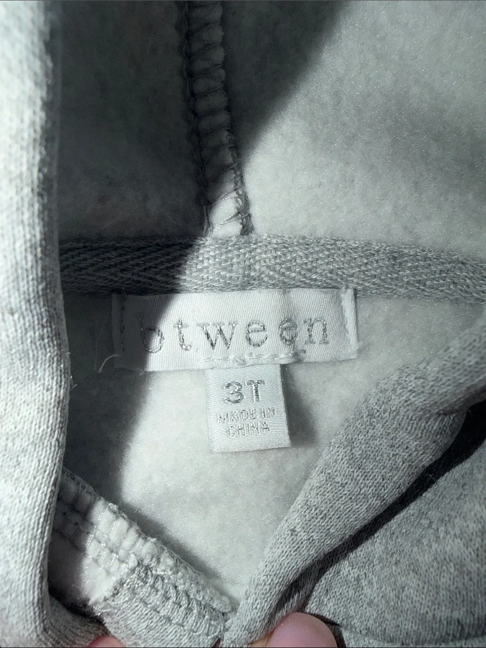 btween Gray Sweatshirt & Joggers with Pink Cherry Accent